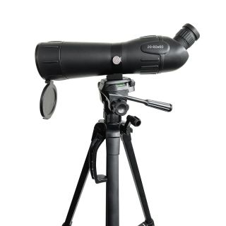 SCSP2000BK Spektiv | Vergrößerungsbereich: 20-60 | Durchmesser der Objektivlinse: 60 mm | Sichtfeld: 38 m | Dioptrische Korrektur | Tragetasche enthalten | Schwarz