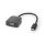 CCGP64852BK02 USB-C? Adapter | USB 3.2 Gen 1 | USB-C? Stecker | VGA Buchse | 1920x1200 | 5 Gbps | 0.20 m | Rund | Vernickelt | PVC | Schwarz | Plastikbeutel