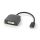CCGP64552BK02 USB-C? Adapter | USB 3.2 Gen 1 | USB-C? Stecker | DVI-D 24+1-Pin Buchse | 1080p | 0.20 m | Rund | Vernickelt | PVC | Schwarz | Umschlag