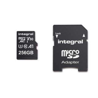 MSDX256G100V30 256 GB Hochgeschwindigkeits-microSDHC/XC V30 UHS-I U3-Speicherkarte