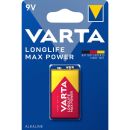 VARTA-4722 Longlife Max Power 9V 1-Blister (VPE=10 Stk)