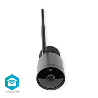 WIFICO40CBK SmartLife Außenkamera | Wi-Fi | Full HD 1080p | IP65 | Cloud Storage (optional) / microSD (not enthalten) | 12 V DC | mit Bewegungssensor | Nachtsicht | Schwarz