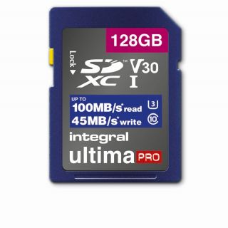 INSDX128G1V30 Hochgeschwindigkeits-SDHC/XC V30 UHS-I U3 128 GB SD-Speicherkarte