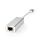 CCTB61950AL02 USB-Netzwerkadapter | USB 3.2 Gen 1 | 1 Gbps | USB-A Stecker | RJ45 Buchse | 0.20 m | Rund | Vergoldet | Reines Kupfer | Silber | Verpackung mit Sichtfenster