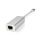 CCTB64950AL02 USB-Netzwerkadapter | USB 3.2 Gen 1 | 1 Gbps | USB-C? Stecker | RJ45 Buchse | 0.20 m | Rund | Vergoldet | Verzinntes Kupfer | Silber | Verpackung mit Sichtfenster