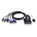 CS22U-AT 2-Port-USB-VGA-Kabel-KVM-Switch mit...