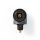 CATB25920GY Toslink Adapter | Toslink Buchse | Toslink Stecker | 90° abgewinkelt | Aluminium | Gun Metal Grau | 1 Stück | Box