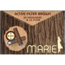 20x Marie Active Filter 6mm BROWN mit Aktivkohle