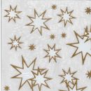 Fensterdeko weihnachtlich Sterne ca 31x32cm (diverses Motiv)