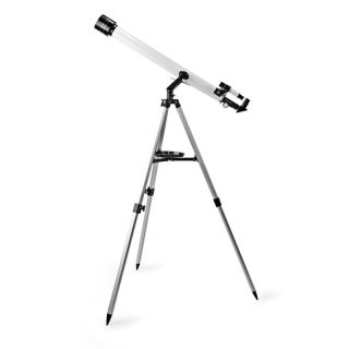 SCTE5060WT Teleskop | Blende: 50 mm | Brennweite: 600 mm | Finderscope: 5 x 24 | Max. Arbeitshöhe: 125 cm | Tripod | Schwarz / Weiss