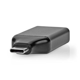 CCGP64350GY USB-C? Adapter | USB 3.2 Gen 1 | USB-C? Stecker | DisplayPort Buchse | 4K@60Hz | Rund | Vernickelt | Grau / Schwarz | Umschlag