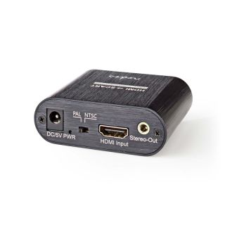 VCON3459AT HDMI ? Converter | HDMI? Eingang | SCART Buchse | 1-Weg | 480i | 18 Gbps | Metall | Anthrazit