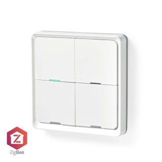 ZBWS40WT SmartLife Wandschalter | Zigbee 3.0 | Wandhalterung | Android? / IOS | Kunststoff | Weiss