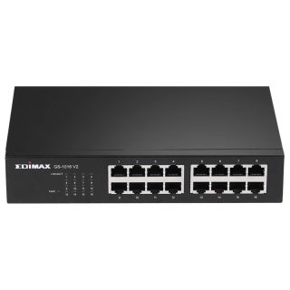 GS-1016V2 16-Port-Gigabit-Switch Schwarz