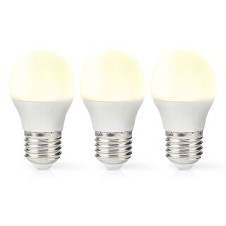 LBE27G452P3 LED-Lampe E27 | G45 | 4.9 W | 470 lm | 2700 K | Warmweiss | Retro Style | Matte lampe | 3 Stück