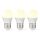 LBE27G452P3 LED-Lampe E27 | G45 | 4.9 W | 470 lm | 2700 K | Warmweiss | Retro Style | Matte lampe | 3 Stück