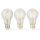 LBFE27A602P3 LED-Filament-Lampe E27 | A60 | 7 W | 806 lm | 2700 K | Dimmbar | Warmweiss | Retro Style | 3 Stück