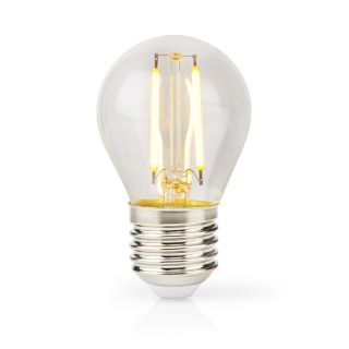 LBFE27G452 LED-Filament-Lampe E27 | G45 | 4.5 W | 470 lm | 2700 K | Dimmbar | Warmweiss | Retro Style | 1 Stück
