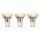 LBGU10P163P3 LED-Lampe GU10 | Spot | 4.5 W | 345 lm | 2700 K | Warmweiss | Retro Style | 3 Stück