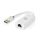CCBW61950WT02 USB-Netzwerkadapter | USB 3.2 Gen 1 | 1 Gbps | USB-A Stecker | RJ45 Buchse | 0.20 m | Rund | Vergoldet | Reines Kupfer | Weiss | Box