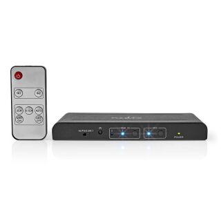 VEXT3480AT HDMI ? Extractor | 2x HDMI? Input | TosLink Female / 1x 3.5 mm / 1x HDMI? Output / 2x RCA | Maximale Auflösung: 4K@60Hz | 18 Gbps | Metall | Anthrazit | Box