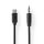 CCGB65950BK10 USB-C? Adapter | USB 2.0 | USB-C? Stecker | 3.5 mm Stecker | 1.00 m | Rund | Vernickelt | PVC | Schwarz | Box