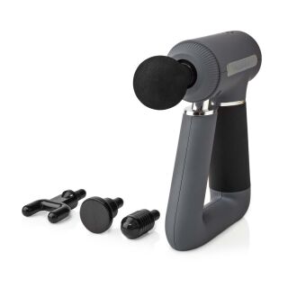 HCMSG300 Sport-Massagepistole | Batteriebetrieben | N/A | Wiederaufladbar | 6 Massagemodi | USB Kabel | Grau