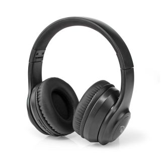 HPBT2261BK Drahtlose Over-Ear-Kopfhörer | max. Batteriespielzeit: 16 Std | Eingebautes Mikro | Drücken Sie Strg | Stimmkontrolle | Lautstärke-Regler | Travel Case enthalten