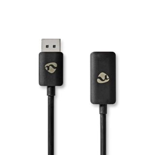 CCGP37108BK02 Displayport-Adapter | DisplayPort Stecker | HDMI? Ausgang | 8K@30Hz | Vernickelt | Gerade | 0.20 m | Rund | TPE | PVC | Schwarz | Umschlag