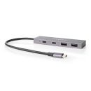 UHUBU3450AT USB-Hub | 1x USB-C? 3.2 Gen 2 Male | 2x USB-A...