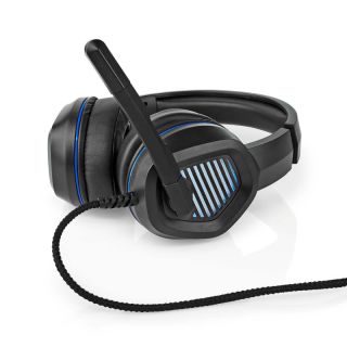 GHST410BK Gaming Headset | Über Ohr | Surround | USB Type-A | Klappbarer Mikrofon | 2.10 m | LED