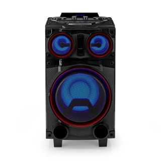 SPPT800BK Bluetooth®-Party-Lautsprecher | max. Batteriespielzeit: 6.5 Std | 120 W | Tragegriff | Partylicht | Equalizer | Schwarz