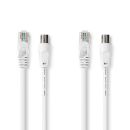 CSGB4500WT30 Coax & Cat6 Kombikabel | IEC (Coax)...