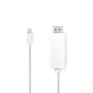 CCGL37600WT20 Mini Displayport-Kabel | DisplayPort 1.2 | Mini DisplayPort Stecker | HDMI? Stecker | 21.6 Gbps | Vernickelt | 2.00 m | Rund | PVC | Weiss | Label