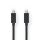 CCGB64020BK10 USB-Kabel | USB 3.2 Gen 2 | USB-C? Stecker | USB-C? Stecker | 100 W | 4K@60Hz | 20 Gbps | Vernickelt | 1.00 m | Rund | PVC | Schwarz | Box