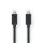 CCGL64020BK20 USB-Kabel | USB 3.2 Gen 2 | USB-C? Stecker | USB-C? Stecker | 100 W | 4K@60Hz | 20 Gbps | Vernickelt | 2.00 m | Rund | PVC | Schwarz | Label