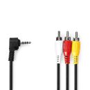 CVGL22400BK10 Audio-Video-Kabel | 3.5 mm Stecker | 3x...