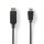 CCGL37101BK20 Displayport-Kabel | DisplayPort Stecker | HDMI? Stecker | 4K@30Hz | Vernickelt | 2.00 m | Rund | PVC | Schwarz | Label