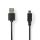 CCGL60301BK20 USB-Kabel | USB 2.0 | USB-A Stecker | Mini 5-Pin Stecker | 480 Mbps | Vernickelt | 2.00 m | Rund | PVC | Schwarz | Label