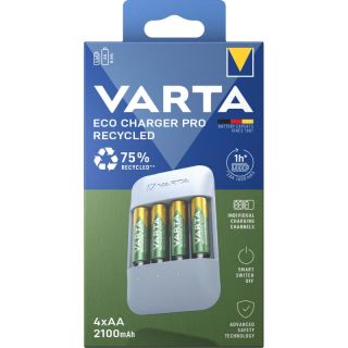 57683101121 Eco Charger Pro inkl. 4x Recycled AA 2100mAh