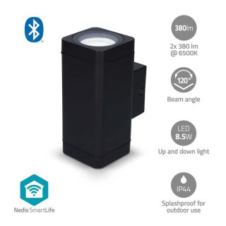 BTLOW05RGBW Smartlife-Außenleuchte | 760 lm | Bluetooth® | 8.5 W | Warm bis kühlen weiß | 2700 - 6500 K | ABS | Android? / IOS