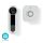 WIFICDP40CWT SmartLife Video-Türsprechanlage | Wi-Fi | Netzstromversorgung | 1536x1536 | Cloud Storage (optional) / microSD (not enthalten) / Onvif | IP65 | mit Bewegungssensor | Weiss
