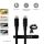 CCGB64810BK10 USB-Kabel | USB 3.2 Gen 2 | USB-C? Stecker | USB-C? Stecker | 240 W | 8K@30Hz | 20 Gbps | Vernickelt | 1.00 m | Rund | Silikon | Schwarz | Box