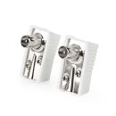 CSGB40900WT IEC (Coax) Stecker | Abgewinkelt | Stecker |...