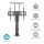 TVSM5840BK Motorisierter TV-Lift | 37 - 80  | maximal unterstützes Bildschirmgewicht: 60 kg | Built-in Schaltschrankbau | Hubbereich: 79 - 184 cm | ferngesteuert | ABS / Stahl | Schwarz