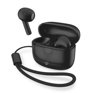 HPBT2400BK Vollständig drahtlose Kopfhörer | Bluetooth® | max. Batteriespielzeit: 16 Std | Berührungssteuerung | Ladegehäuse | Kabelloses Ladegehäuse | Eingebautes Mikro | Stimmkontrolle | Schwarz