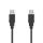 CCGL60000BK10 USB-Kabel | USB 2.0 | USB-A Stecker | USB-A Stecker | 480 Mbps | Vernickelt | 1.00 m | Rund | PVC | Schwarz | Label