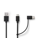 CCGL60610BK10 2 in 1-Kabel | USB 2.0 | USB-A Stecker |...