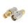 CSGB02961GD SMA Adapter | SMA-Stecker | BNC-Buchse | Vergoldet | 50 Ohm | Gerade | Kupfer | Gold | 2 Stück | Box