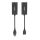 CCGB61EXTBK500 USB-Extender | USB 2.0 | 1x USB-A Stecker | 1x RJ45 Female | 1x USB-A Buchse | 1x RJ45 Female | 50 m | 480 Mbps | Vernickelt | Rund | PVC | Schwarz | Box